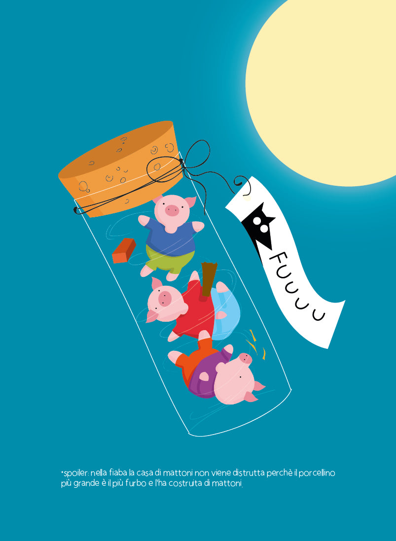 Stampa Digitale - Tre Porcellini e il lupo