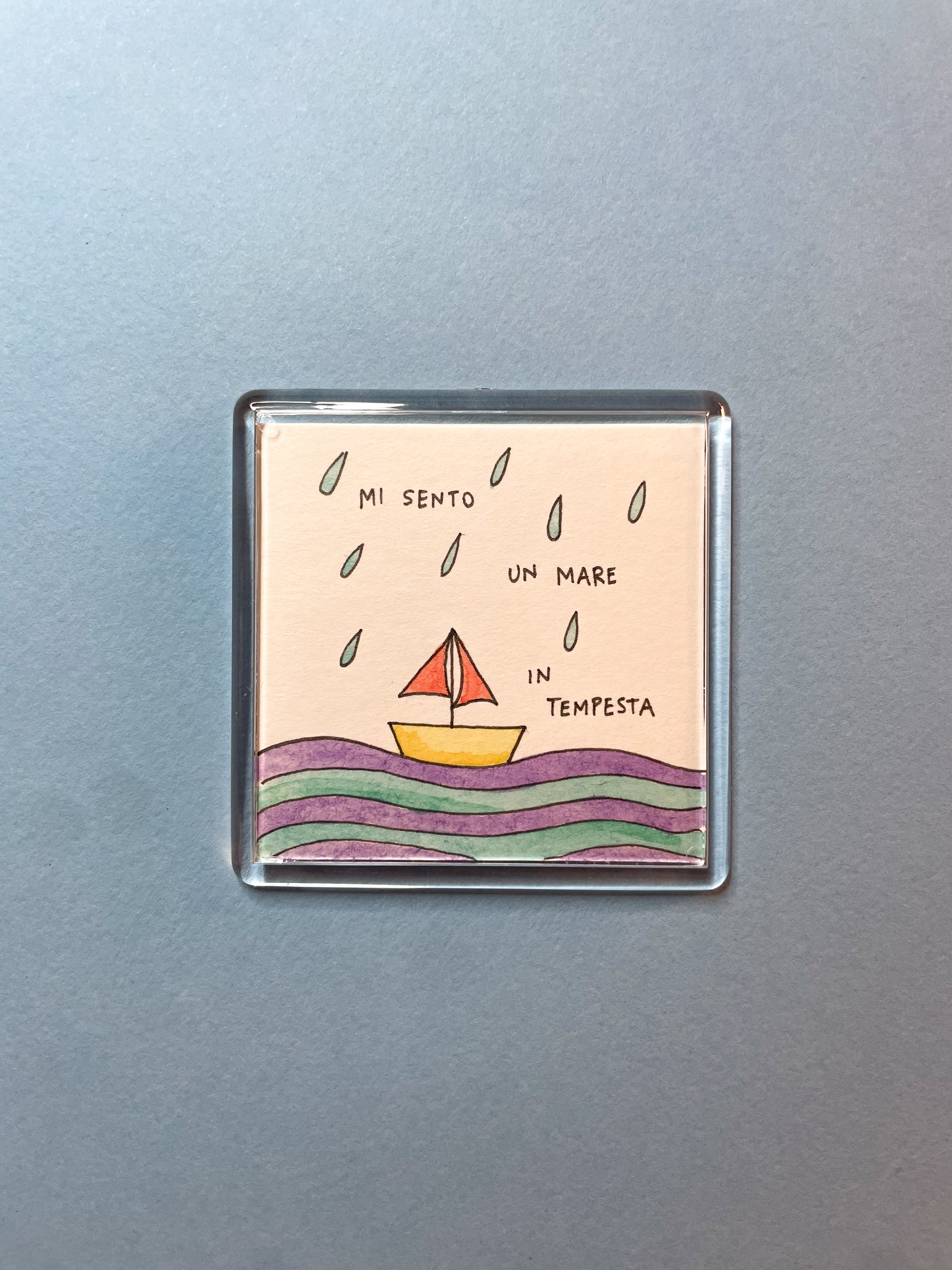 Calamita Illustrata - Mi sento un mare in tempesta