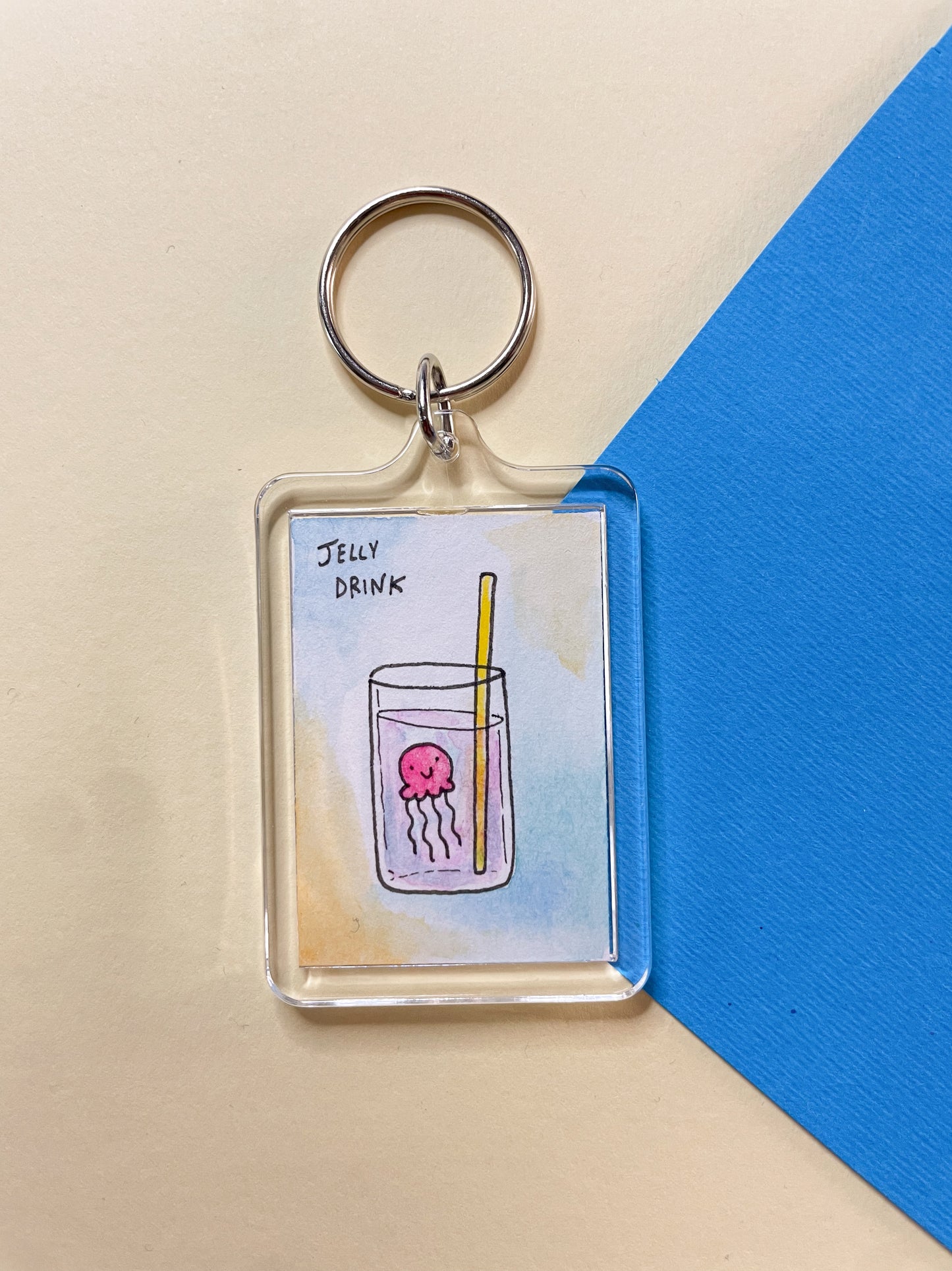 Portachiavi Illustrato - Jelly drink