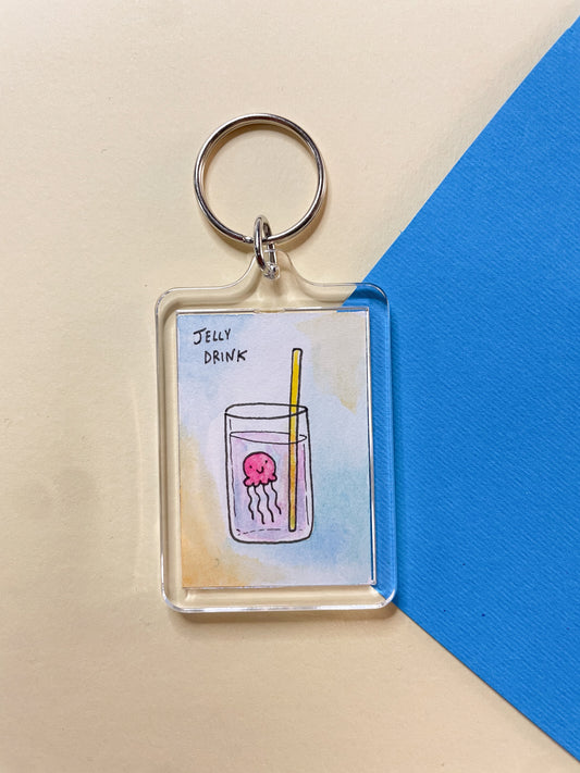Portachiavi Illustrato - Jelly drink