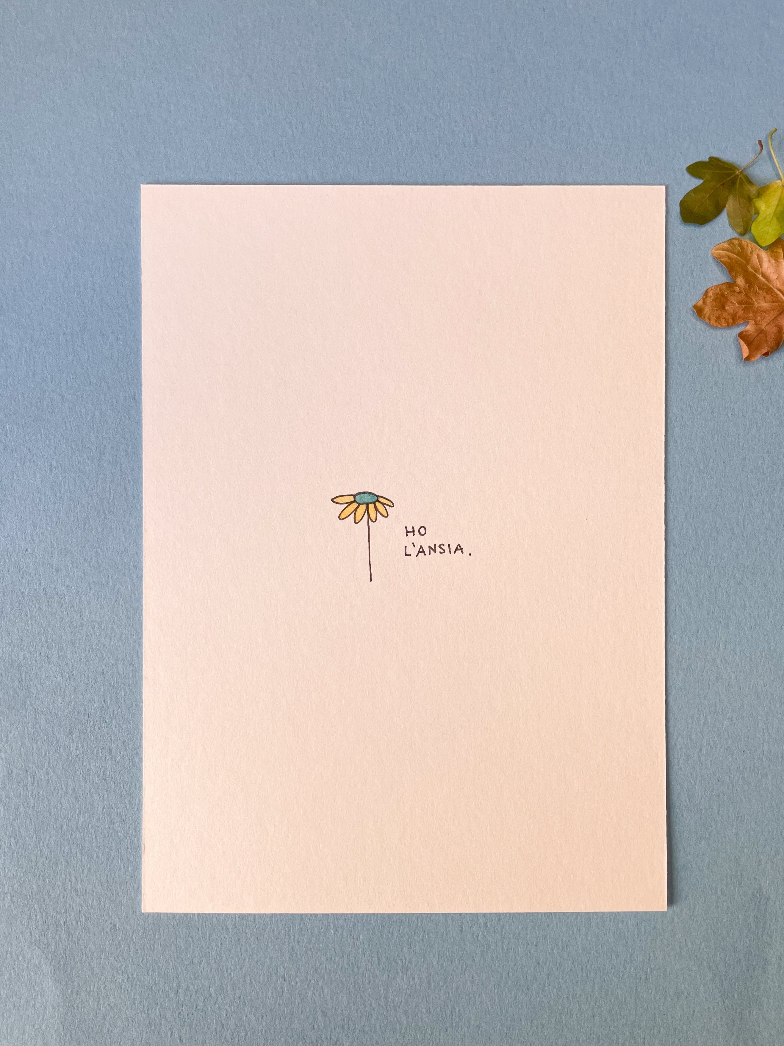 Illustrazione 13x18 cm - Ho l'ansia