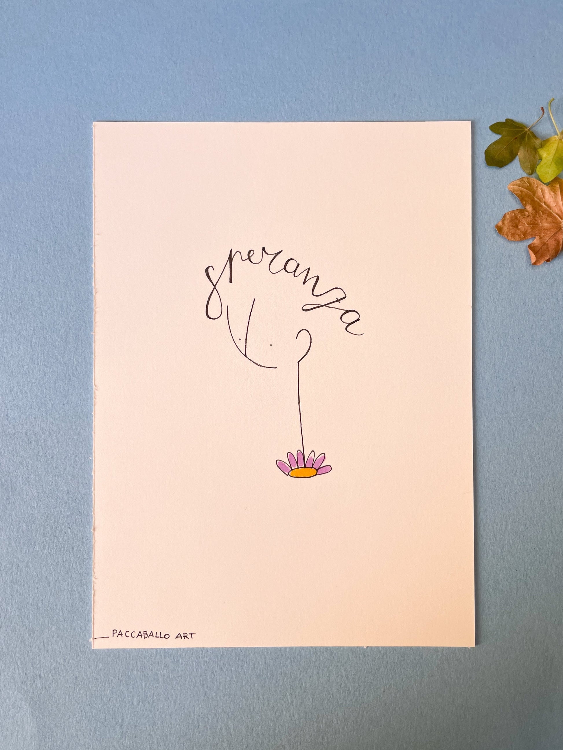 Illustrazione 13x18 cm - Speranza
