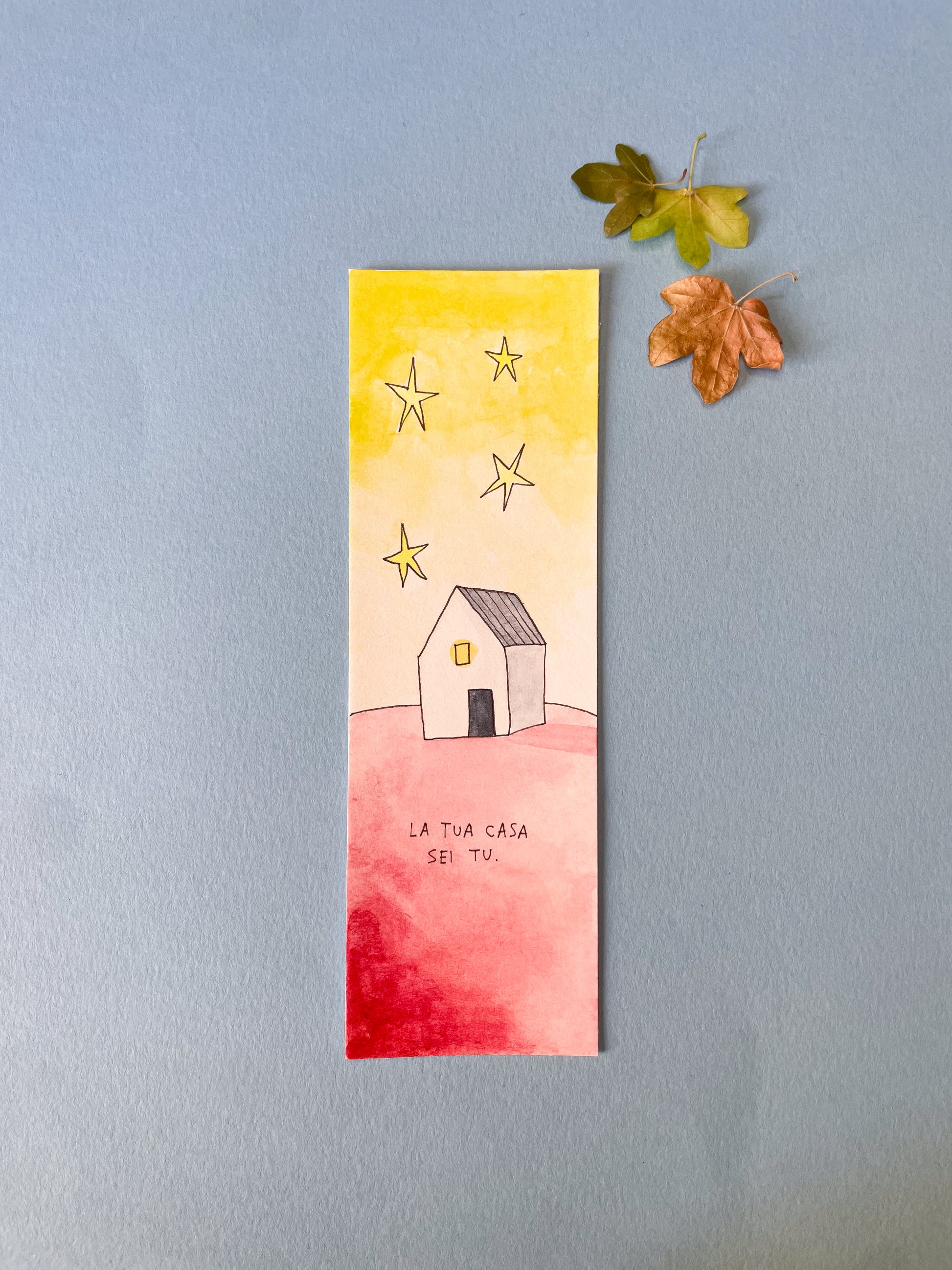 Segnalibro 6x18 cm - La tua casa sei tu