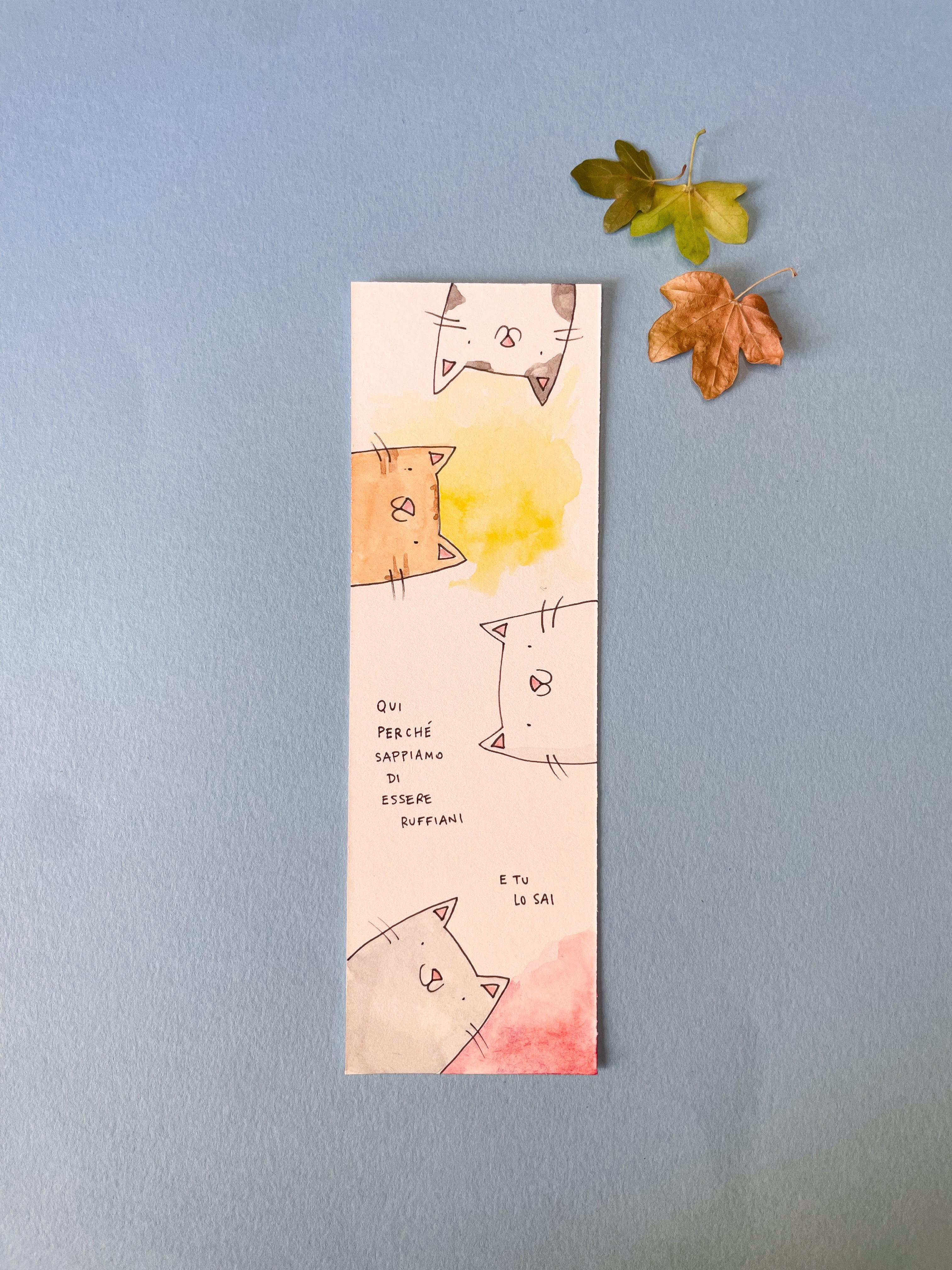 Segnalibro 6x18 cm - Siamo ruffiani e tu lo sai