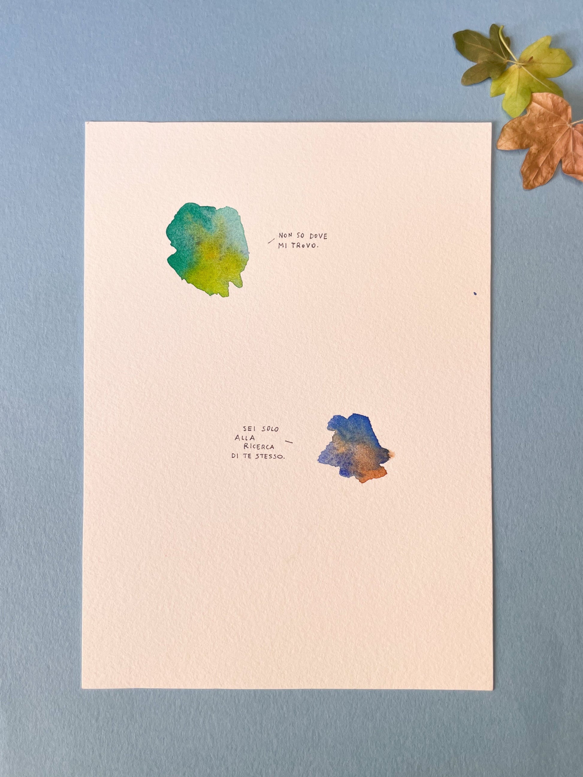 Illustrazione 13x18 - Non so dove mi trovo