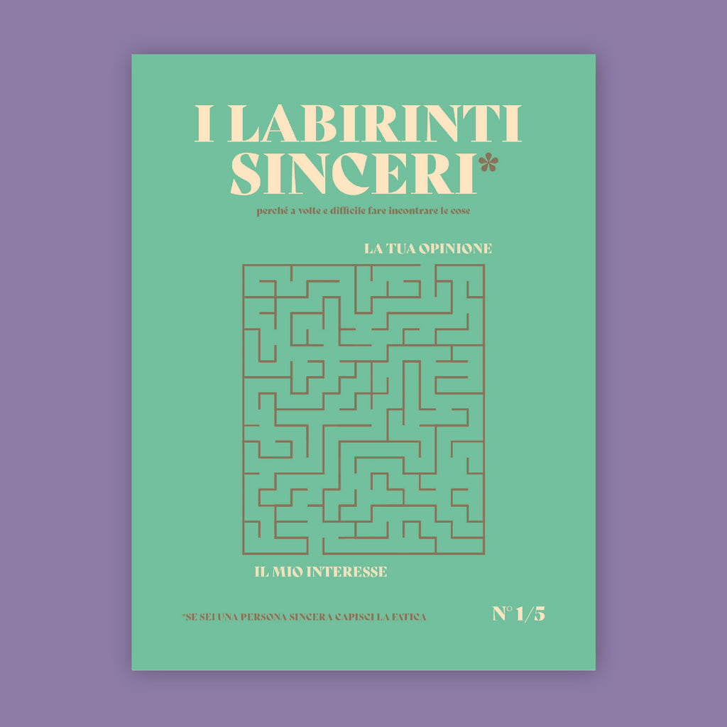 Stampa - Serie "I Labirinti Sinceri" N°1/5