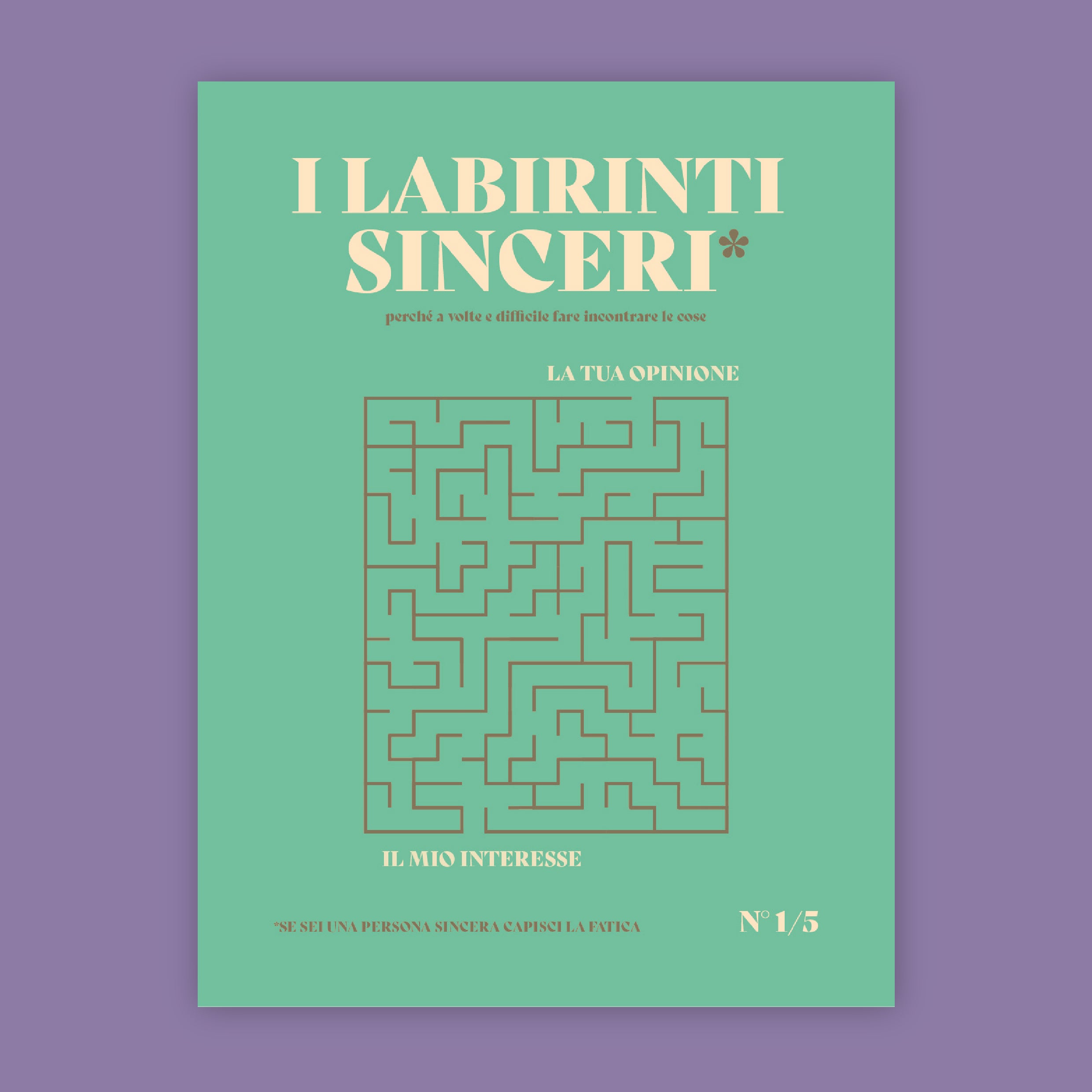 Stampa - Serie "I Labirinti Sinceri" N°1/5