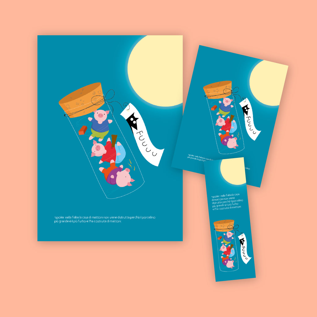 Stampa - Tre Porcellini e il lupo