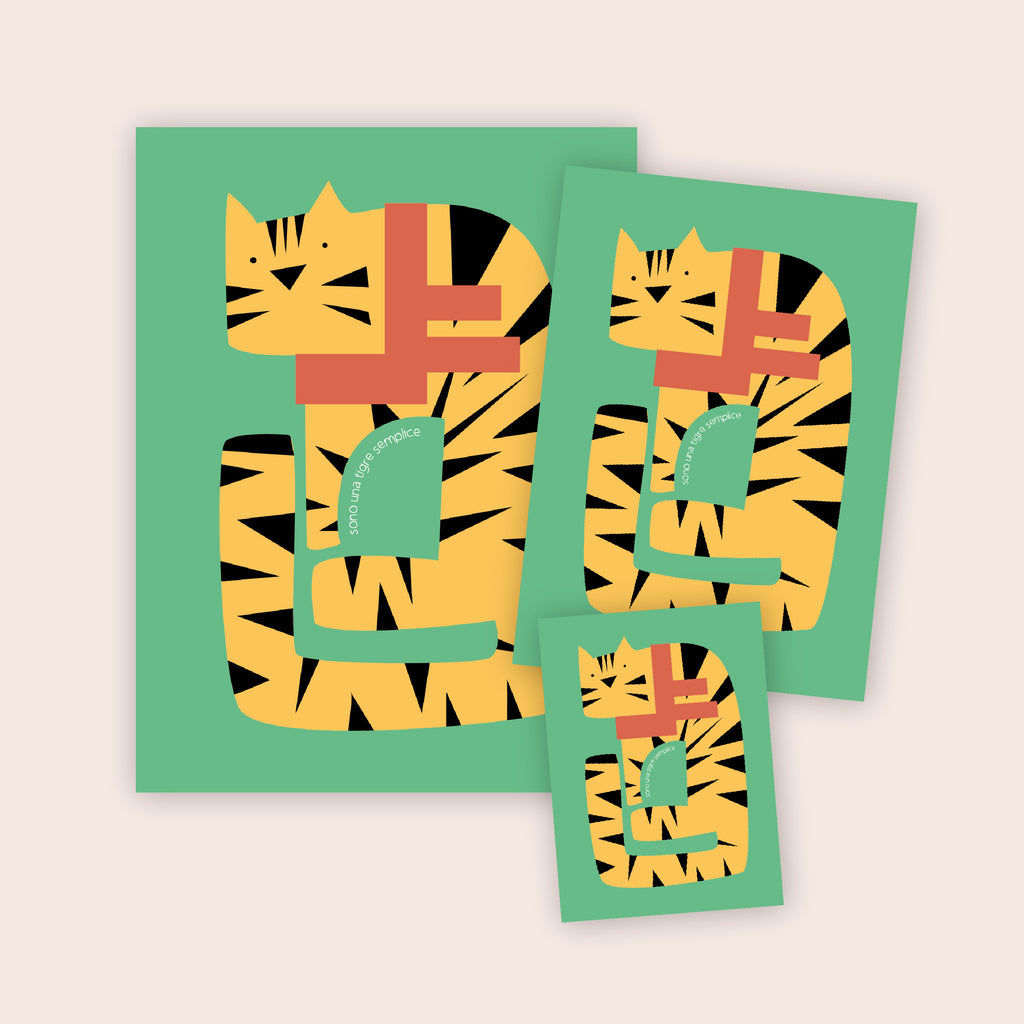 Stampa - Sono una tigre semplice