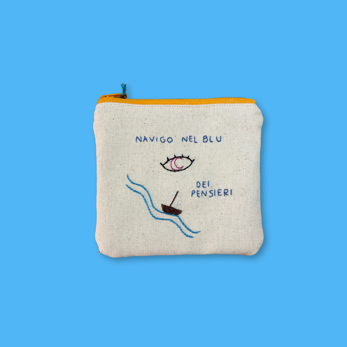 Astuccio Illustrato - Navigo nel blu