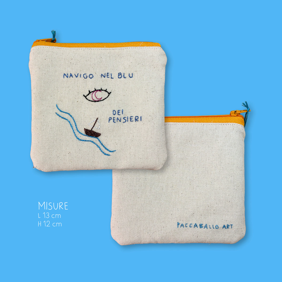 Astuccio Illustrato - Navigo nel blu