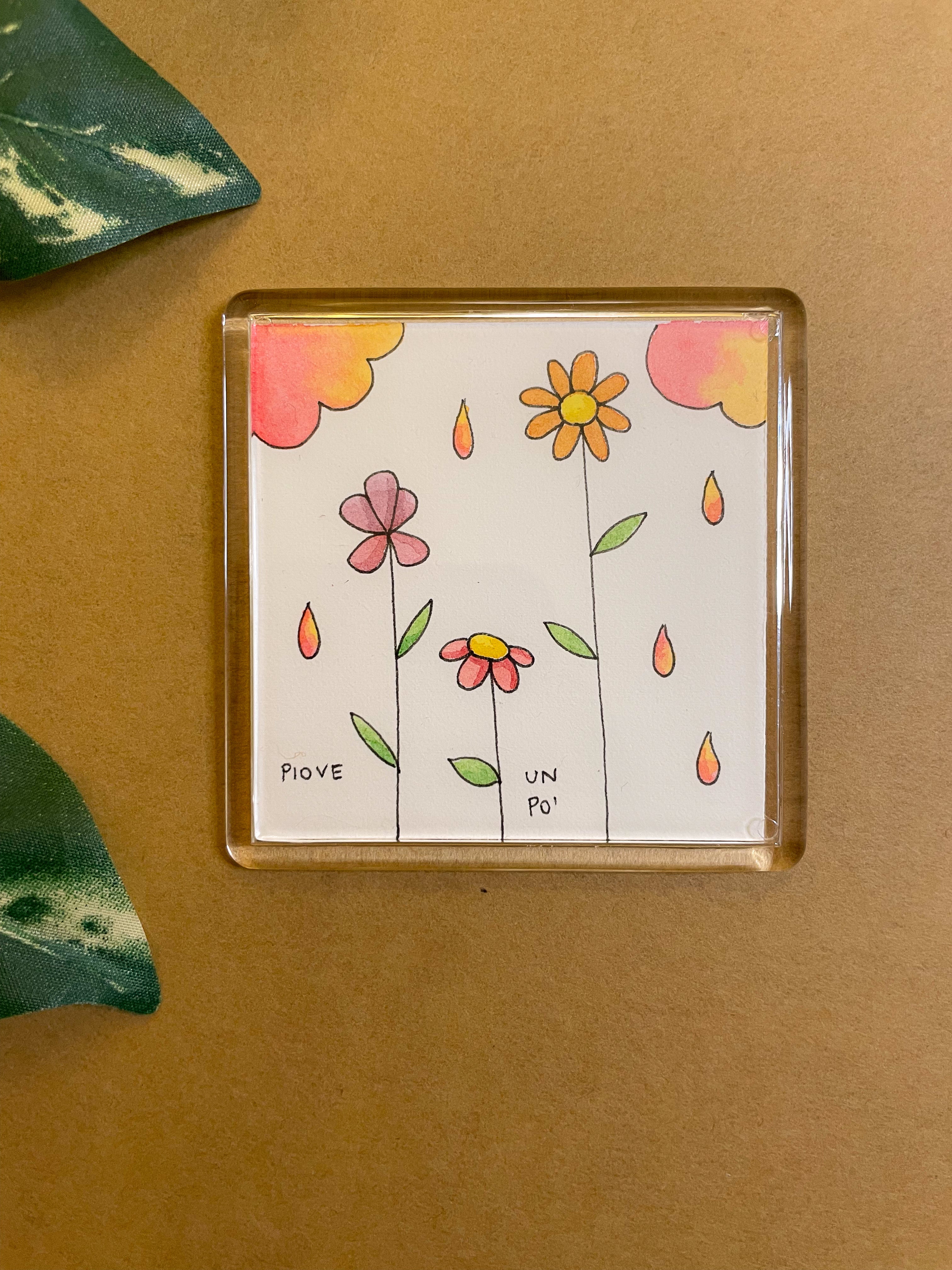 Calamita Illustrata - Piove un po'