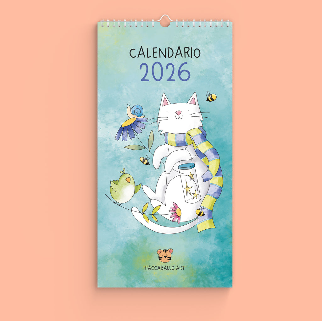 Calendario da parete 2026