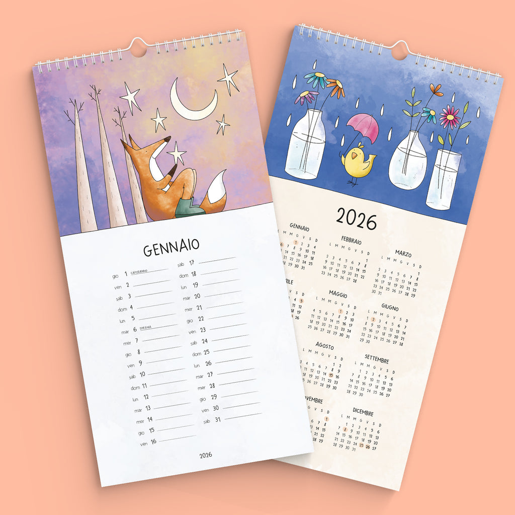 Calendario da parete 2026
