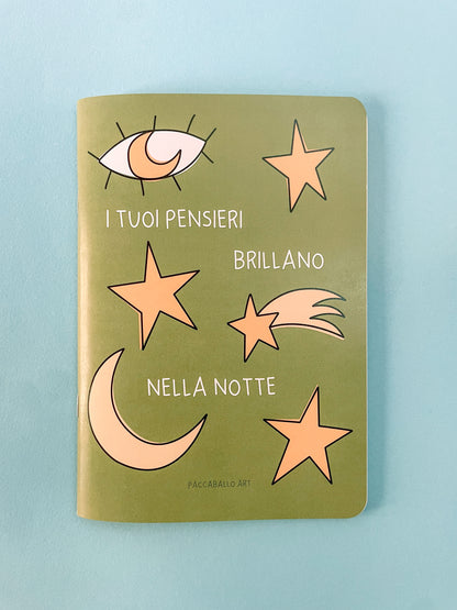 Quadernino - I tuoi pensieri brillano nella notte